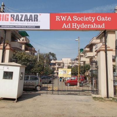 Society Gate Ad Company in Hyderabad, Sri Nagar Colony RWA Advertising in Hyderabad Andhra Pradesh